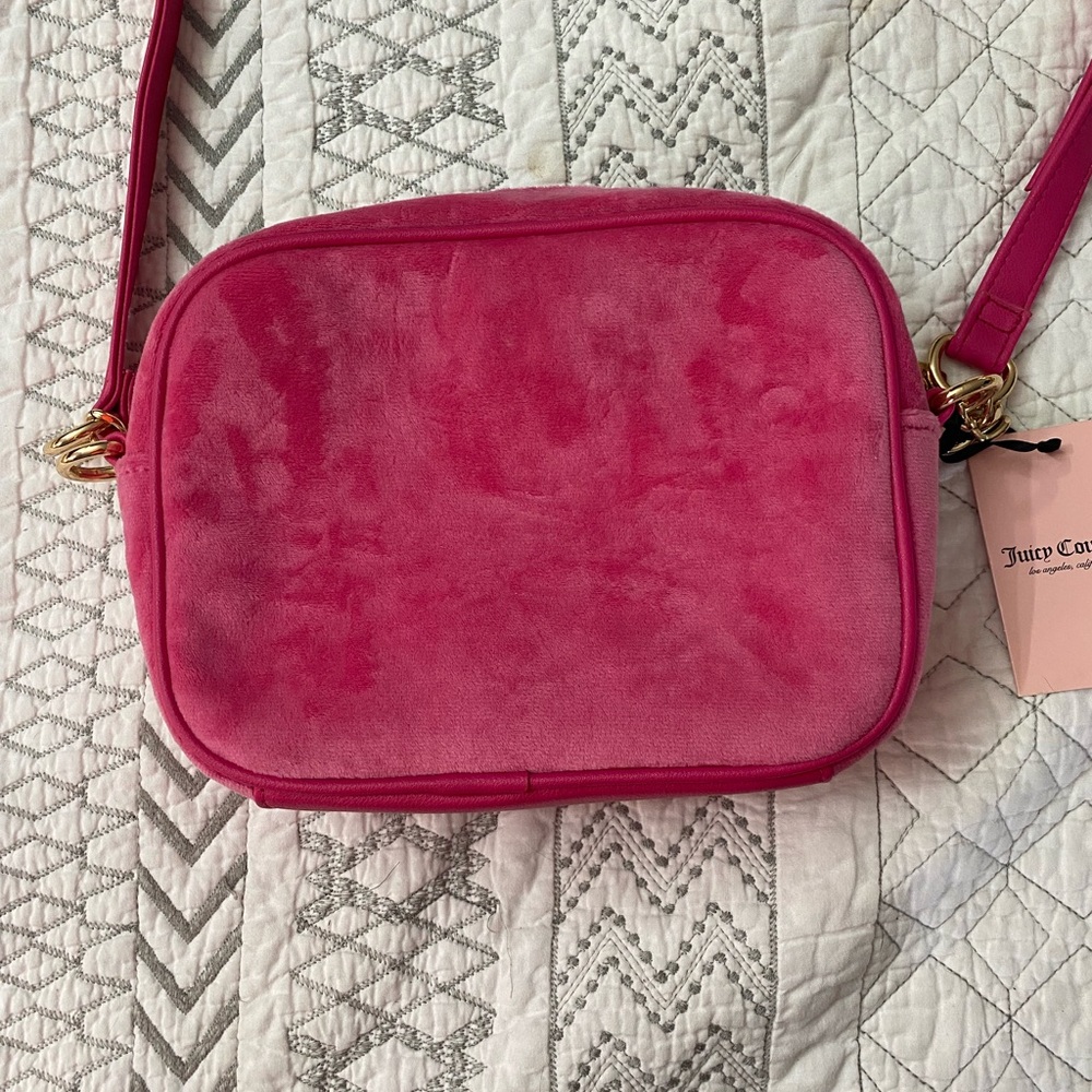 NWT Juicy Couture Pink Crossbody Bag - Picture 2 of 12
